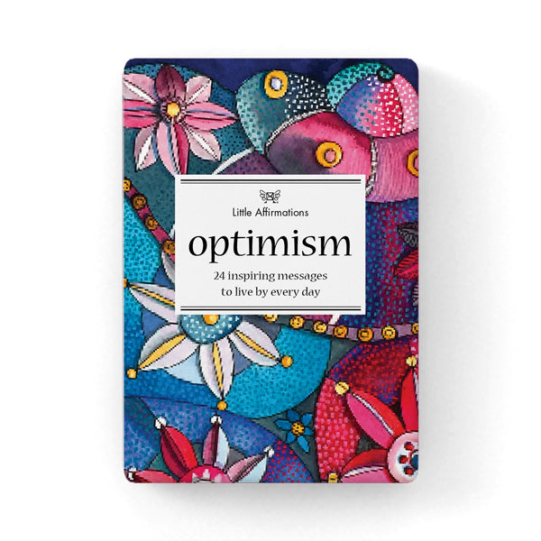 Optimism | 24 affirmations cards + stand