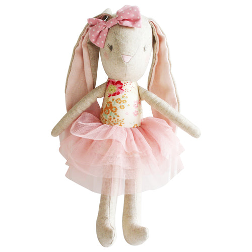 Linen Baby Pearl Toy 26cm Blush by Alimrose