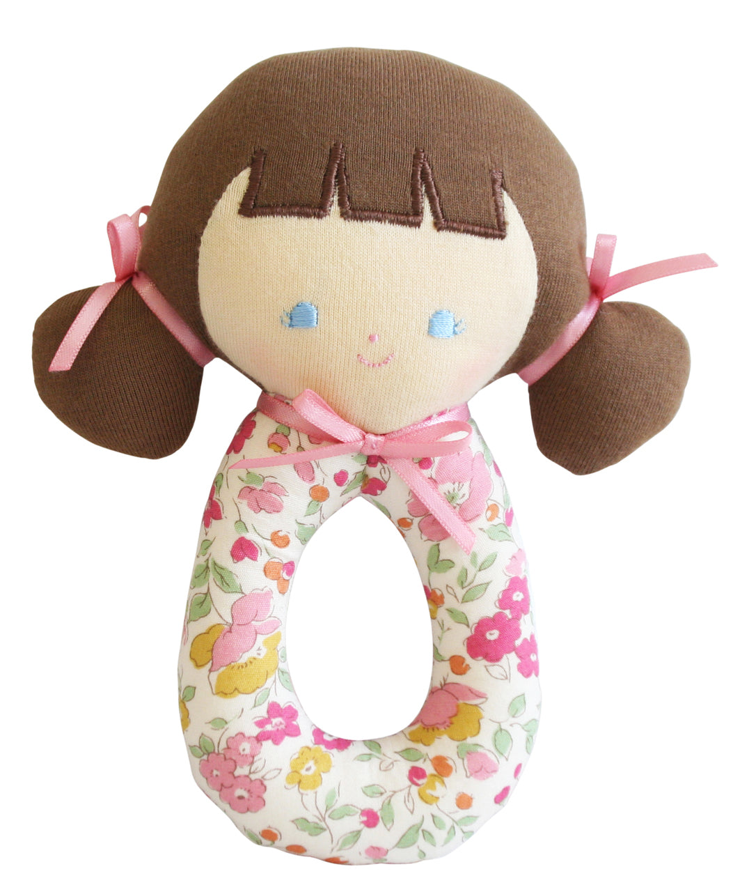 Audrey Grab Rattle - Rose Garden