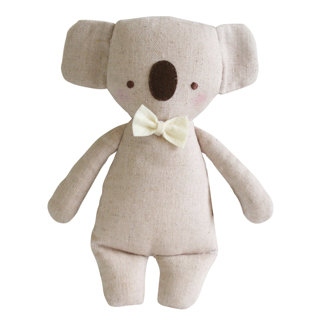 Alimrose Linen Mini Rattle Koala 18cm