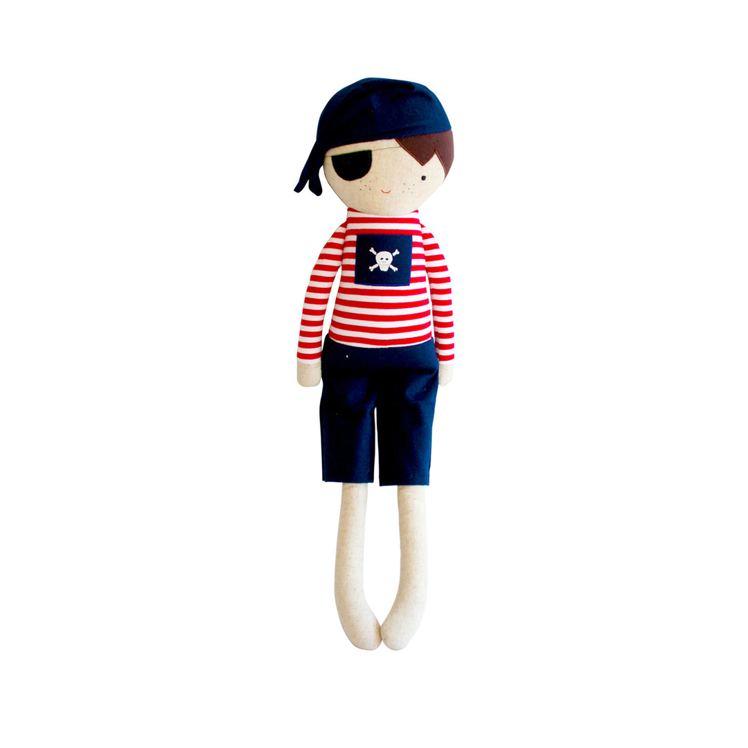 Small Linen Pirate Boy Rattle