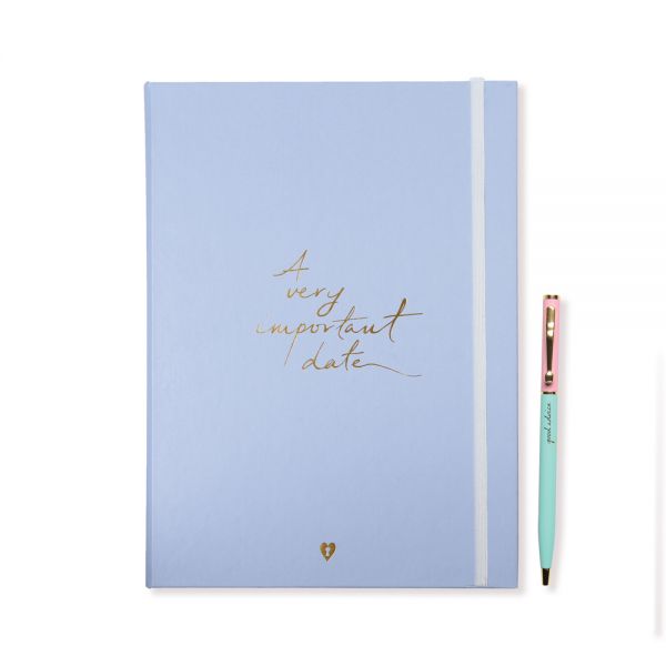 Alice Pleasance Wedding Planner Gift Box Set – Important Date – Misty Blue
