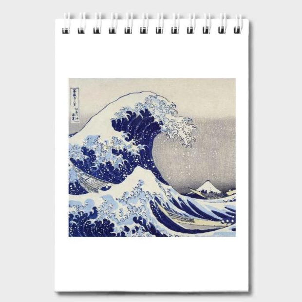 Utagawa Hiroshige Notepad - Under the Wave off Kanagawa
