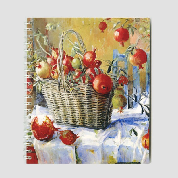Margaret Olley Journal - Pomegranates in a Basket