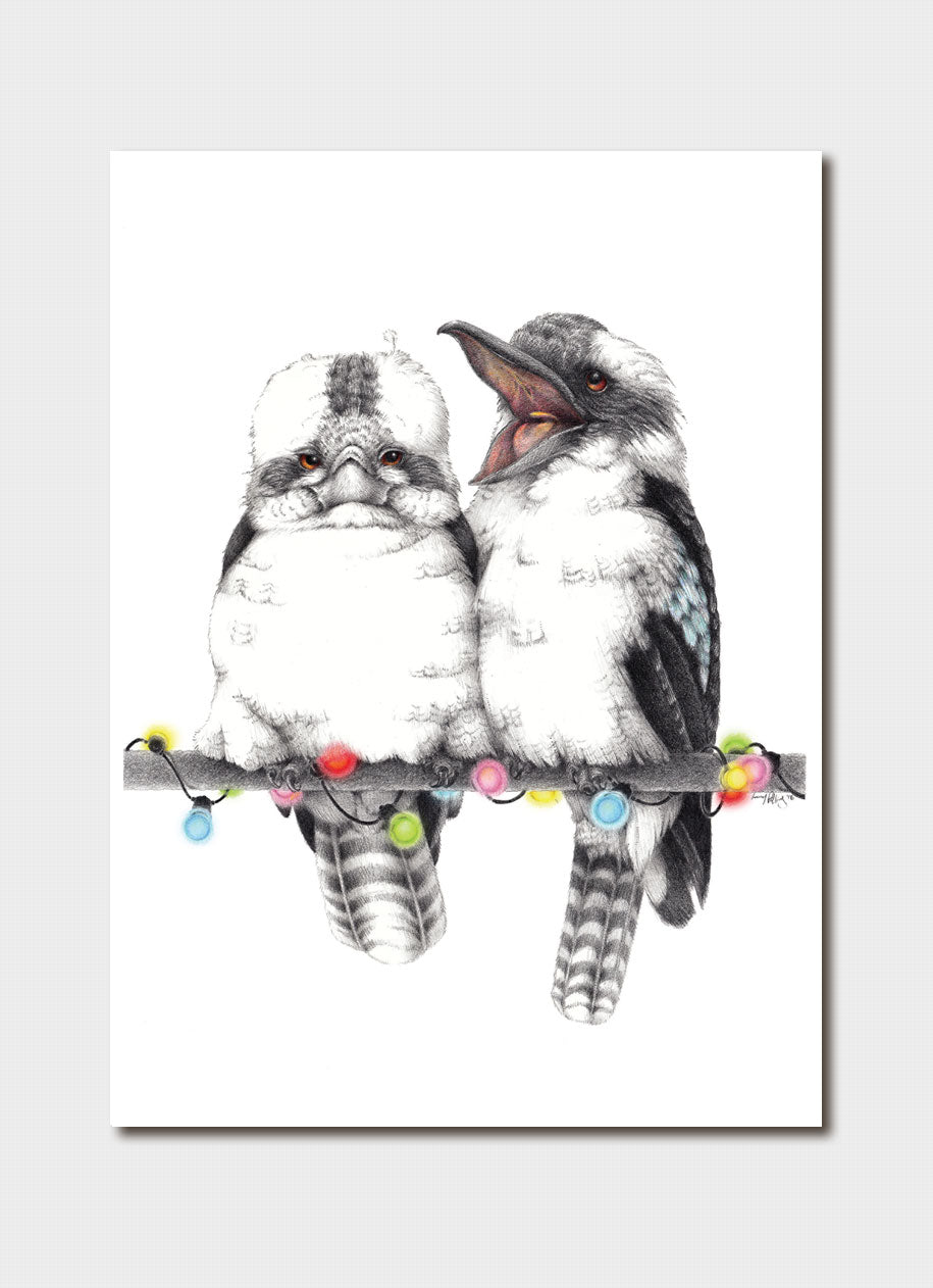 Lenny Pelling Kookaburra Party Card