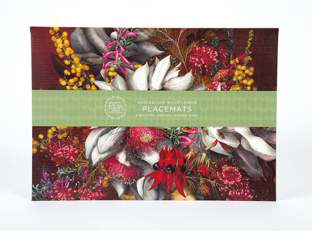 Australian Made Wildflowers Placemats by Bell Art