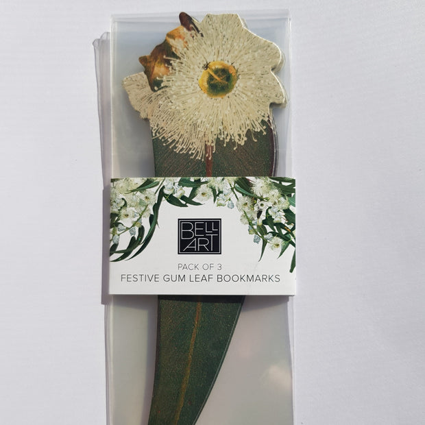 Gum Leaf Bookmarks - Set of 3