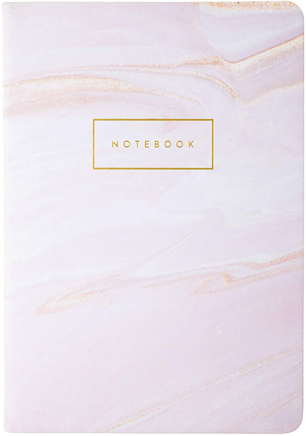 Pink Marble Lined Journal