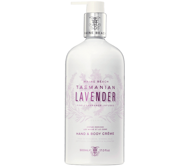 Tasmanian Lavender Hand & Body Cream 500ml by Maine Beach