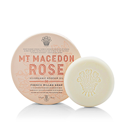 Mt Macedon Rose French Milled Soap 110g by Maine Beach