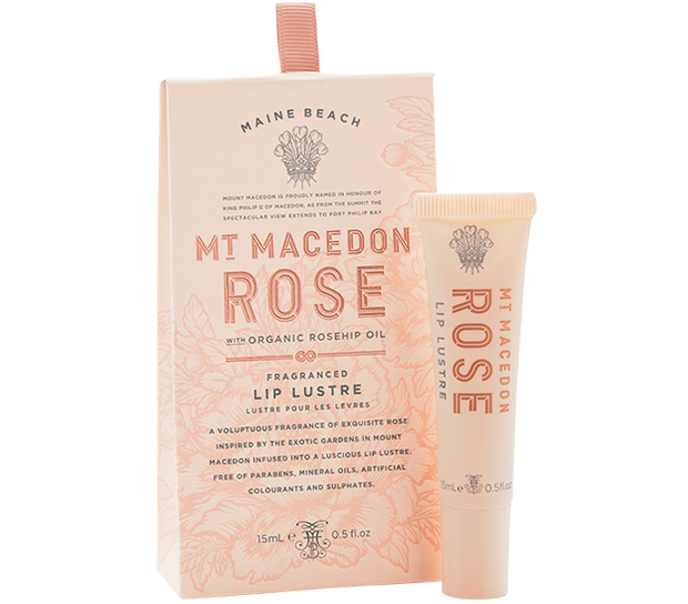Mt Macedon Rose Lip Lustre 15ml by Maine Beach