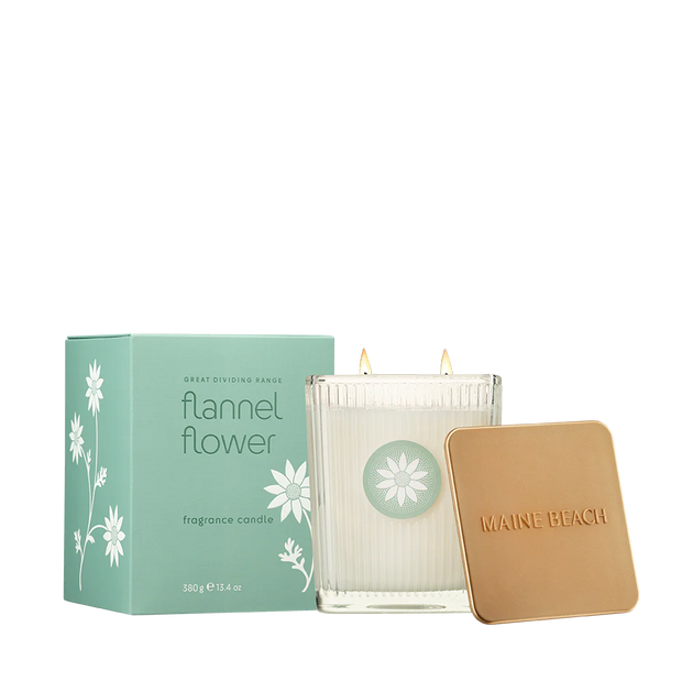 Maine Beach Flannel Flower Soy Candle 380g