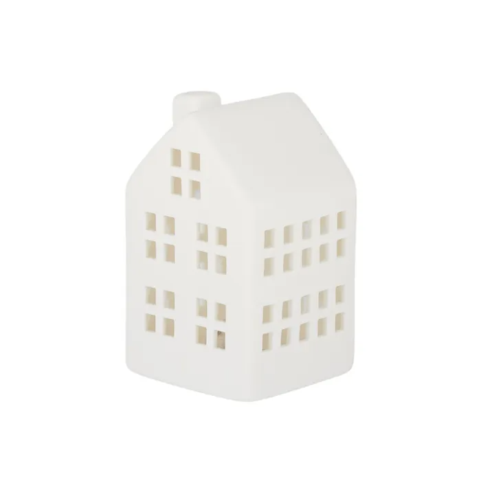 Porcelain House Decoration - White