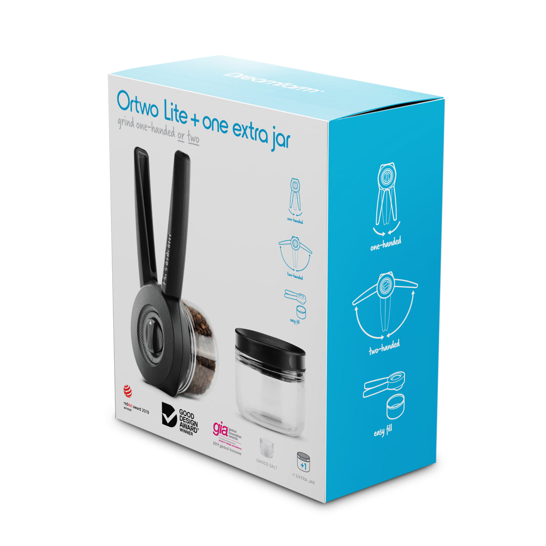 Dreamfarm Ortwo Lite - Black + Extra Jar