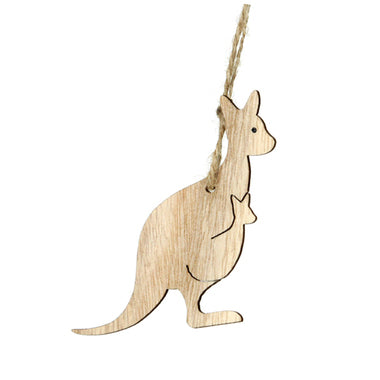 Timber Hanging Kangaroo