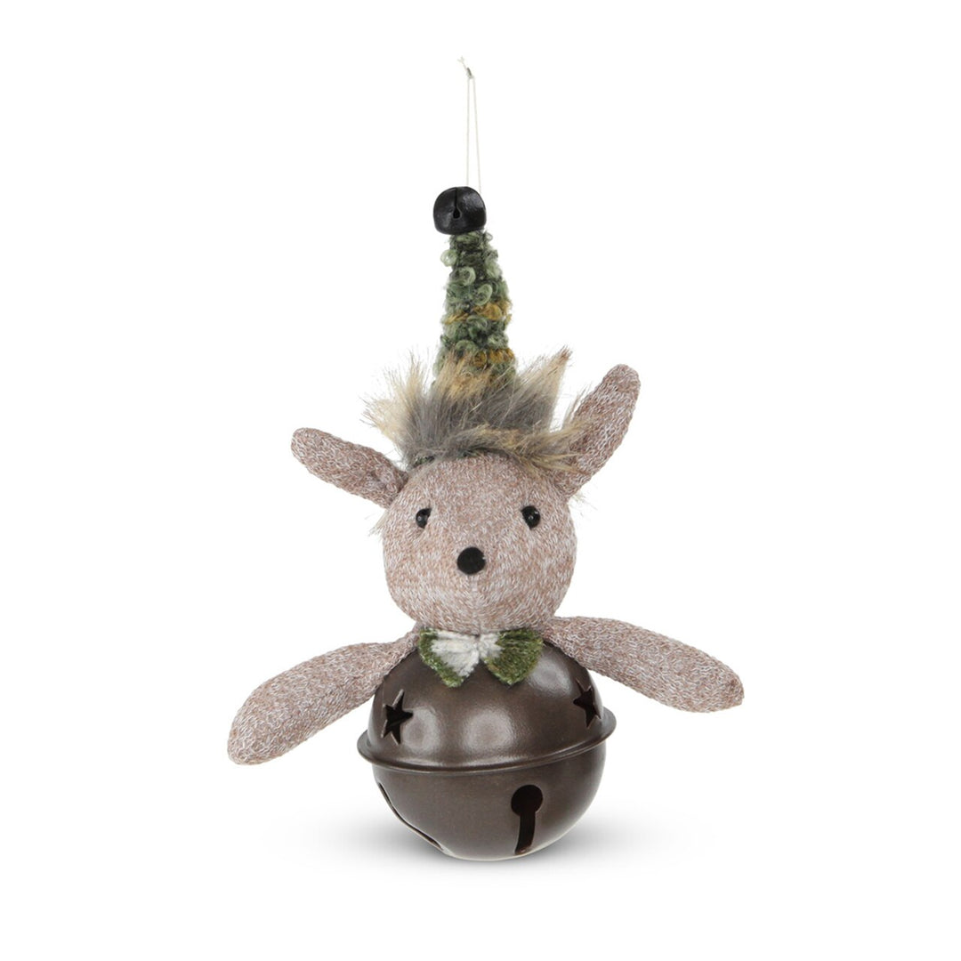 Fabric Fauna Hanging Kangaroo Bell - Moss