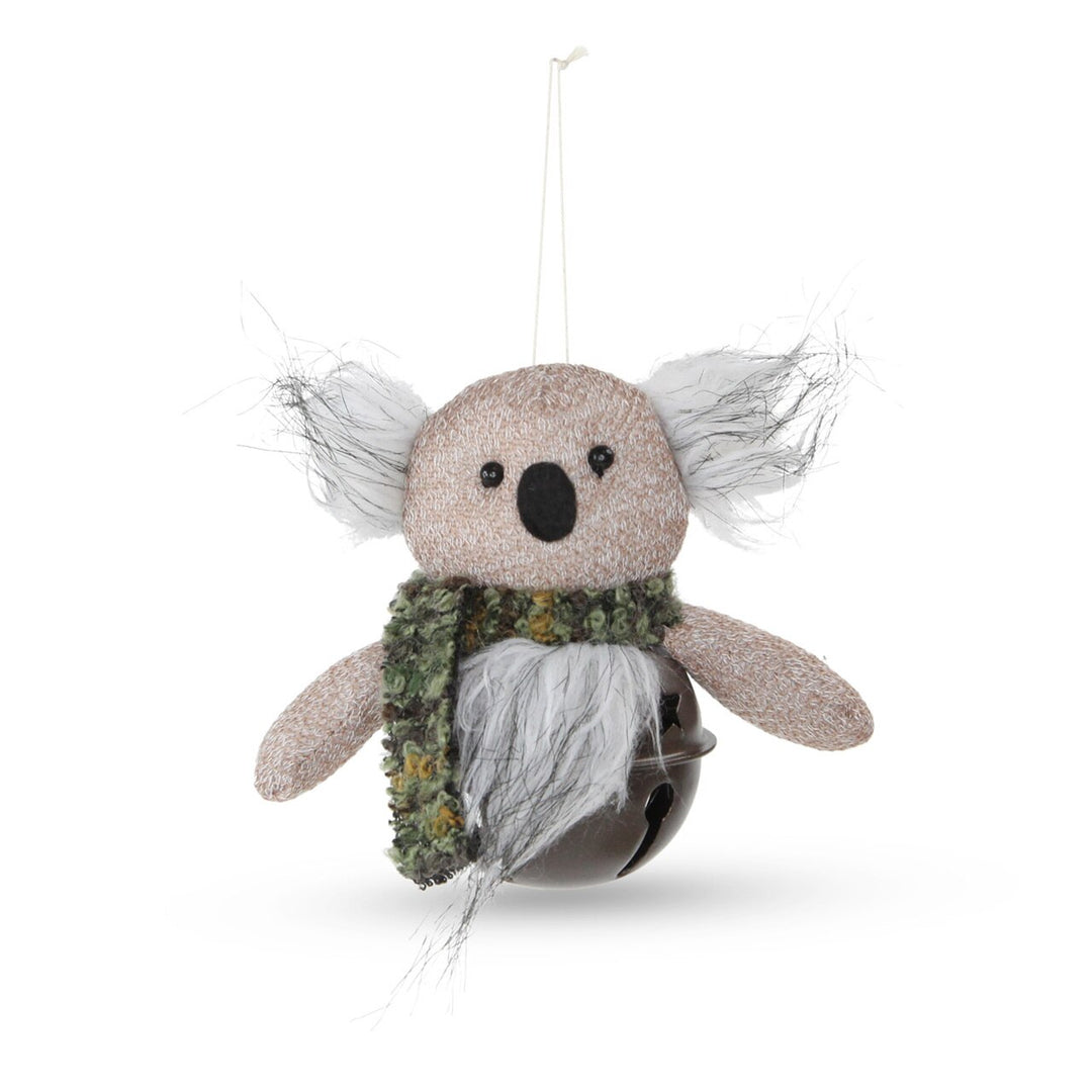 Fabric Fauna Hanging Koala Bell - Moss
