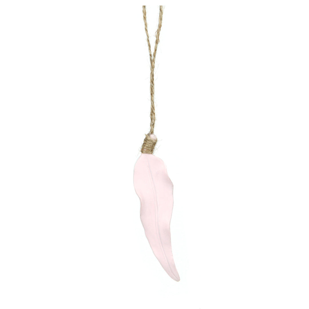 Hanging Resin - Gum Leaf - Pink