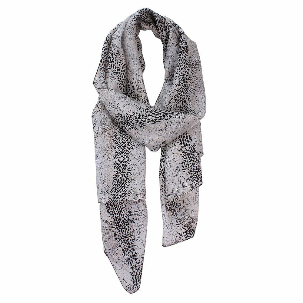 Python Silk Reptile Print Scarf
