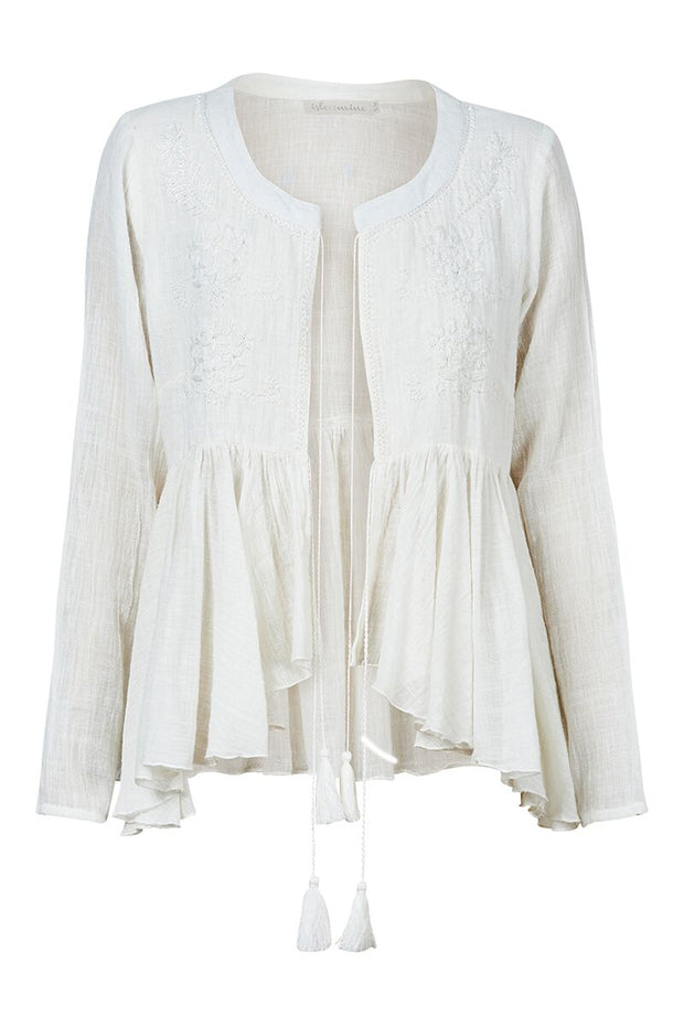 Sula Jacket - White by Eb & Ive
