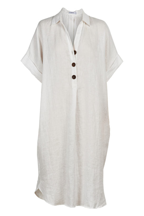 Martinique Shirt Dress - Salt - One Size