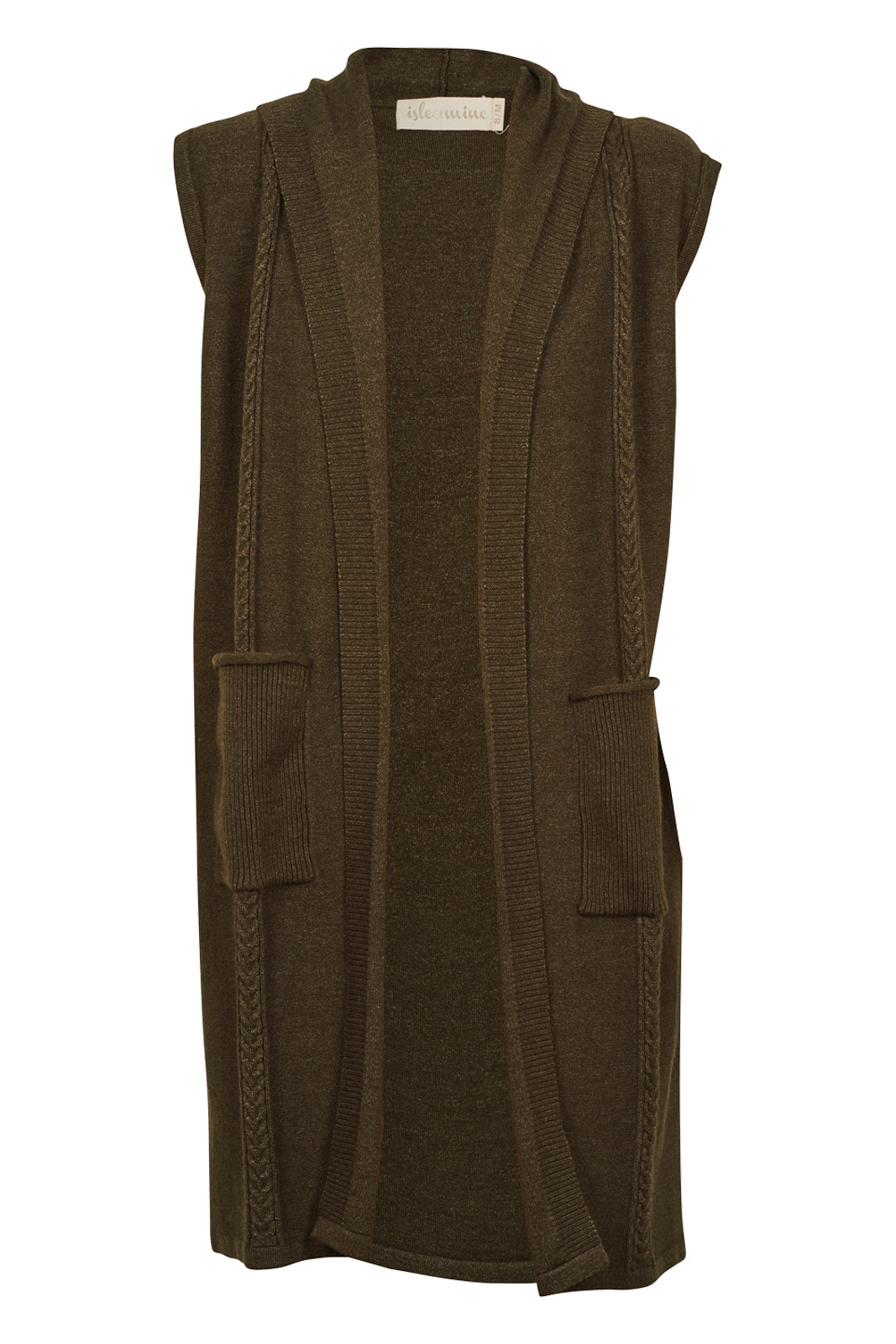 Isle of Mine Simple Vest - Elm