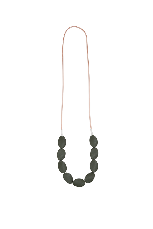 Eb & Ive Bask Necklace - Moss