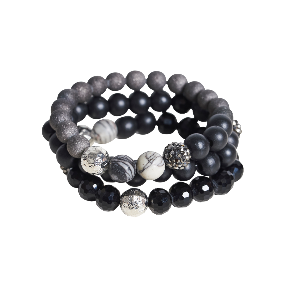 Eb & Ive Fiesta Bracelet - Charcoal