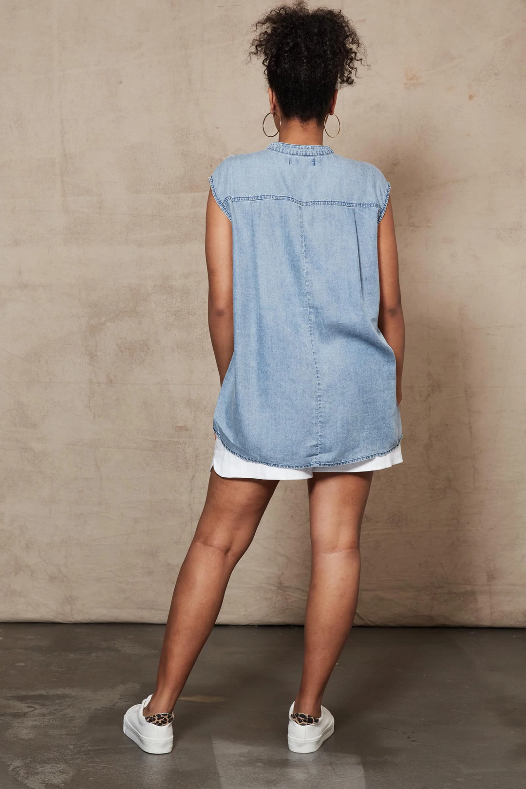 Eb & Ive Amity Top - Denim