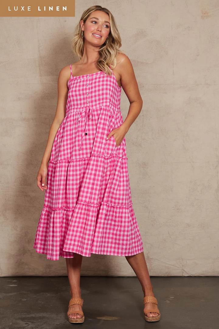 Eb & Ive Mimosa Tank Dress - Candy
