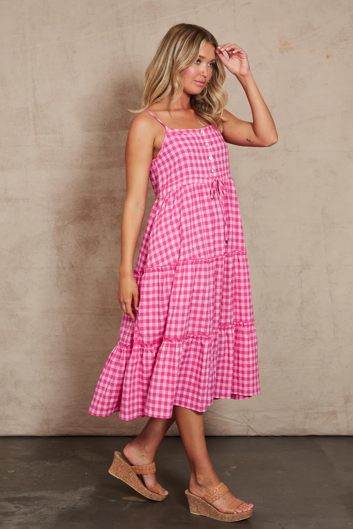 Eb & Ive Mimosa Tank Dress - Candy