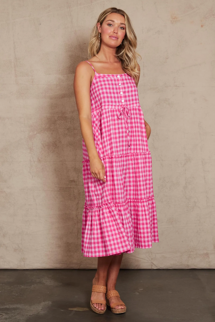 Eb & Ive Mimosa Tank Dress - Candy