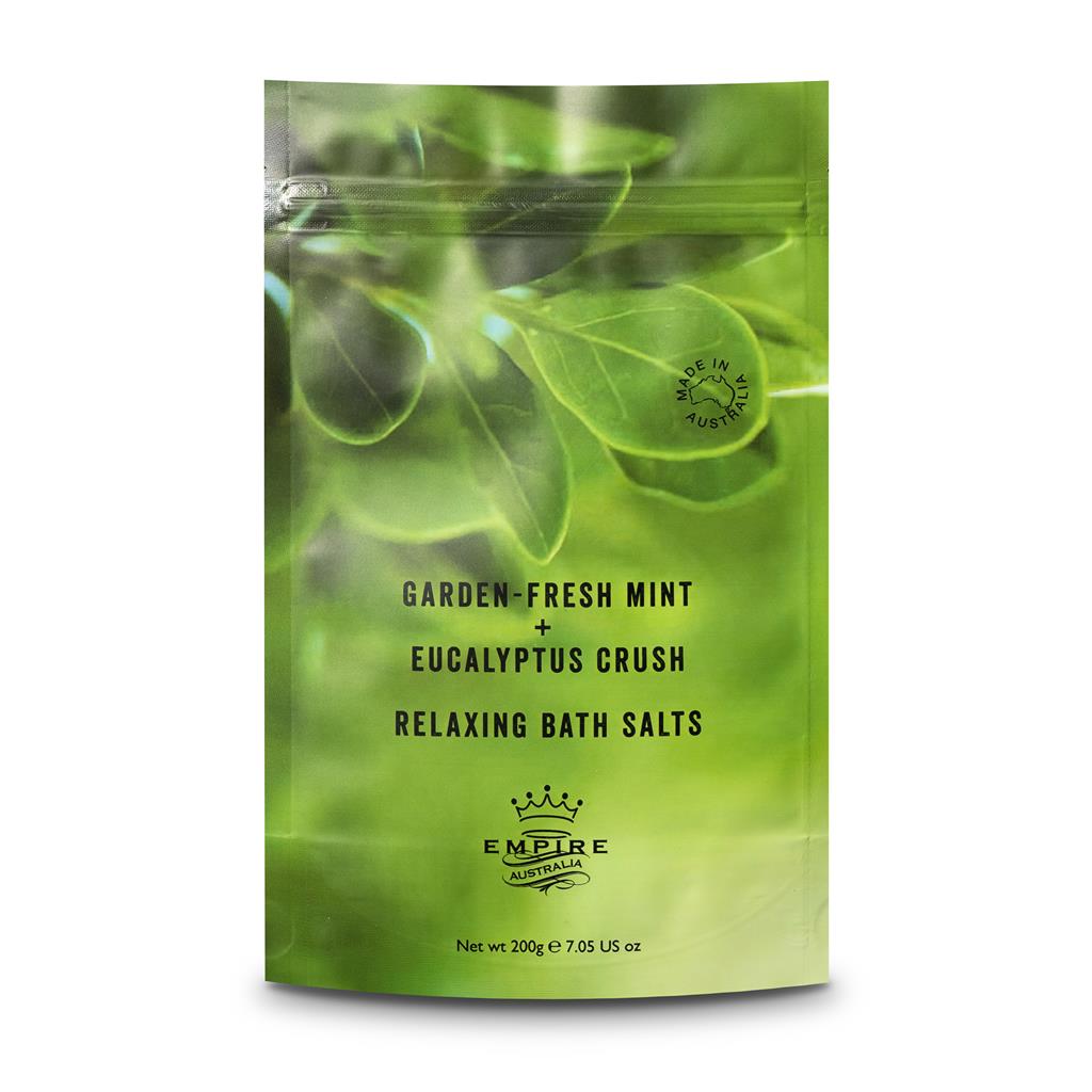 Peppermint & Eucalyptus Bath Salts 200g by Empire