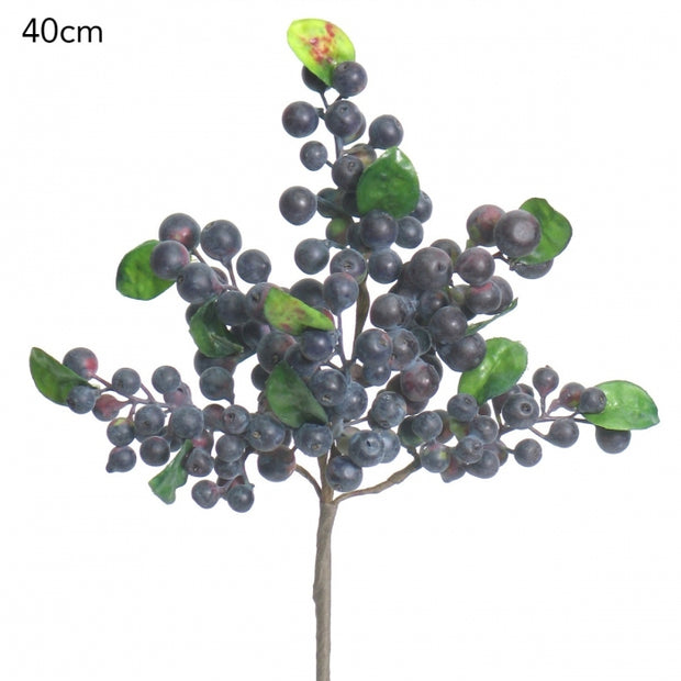 Artificial Blueberry Pick - 40cm