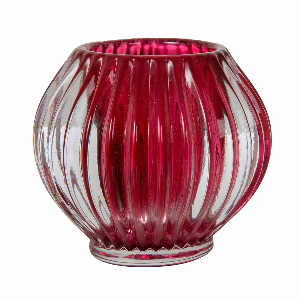Ridged Tealight - Mulberry