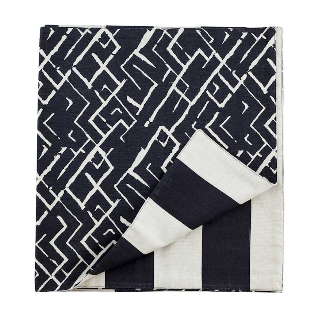 Tribal Print Raven Table Runner