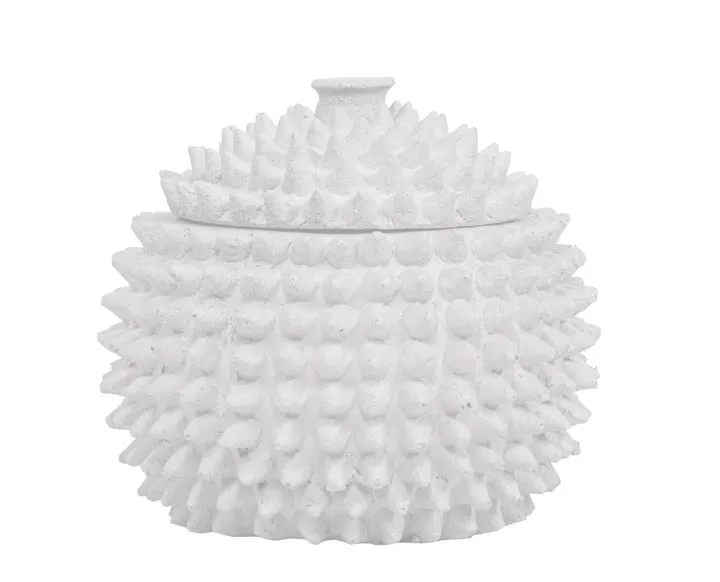 Small White Spike Bowl