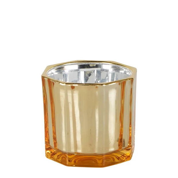 Gatsby Glass Tealight - Gold