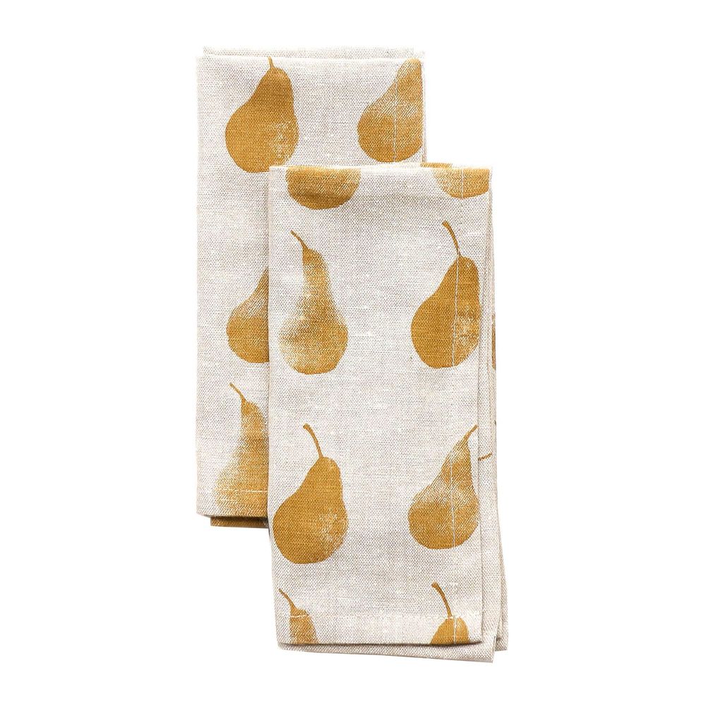 Mustard Pear Napkin - 4 Pack