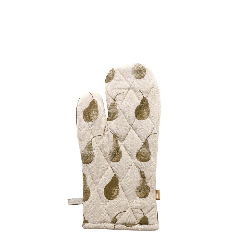 Pear Oven Glove - Khaki Green