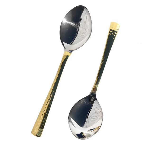 Brass Tea Spoon - Hammered