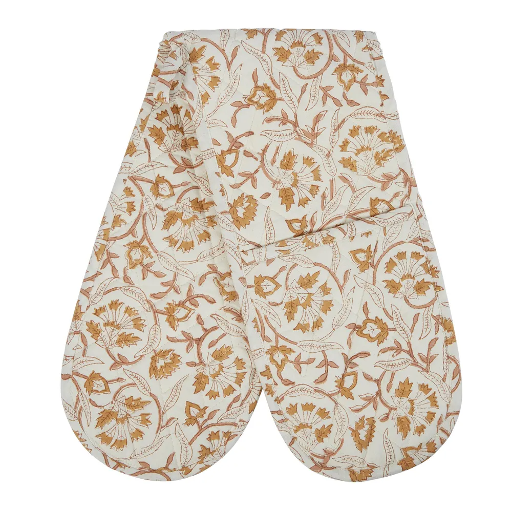 Sorento Floral Double Oven Glove