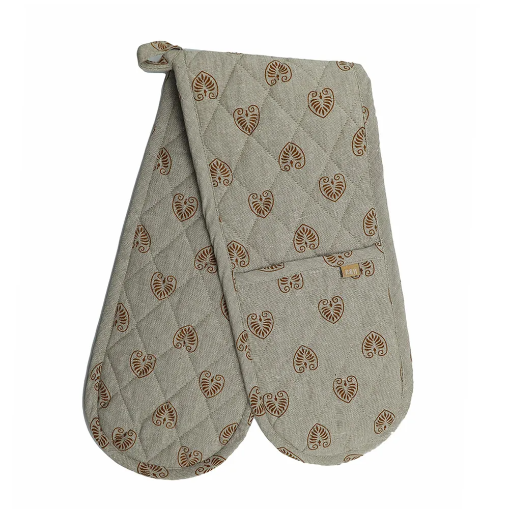 Tuscan Olive Mandalay Double Oven Glove