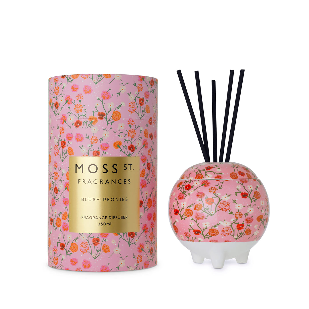 Moss St Blush Peonies Fragrance Diffuser 350ml