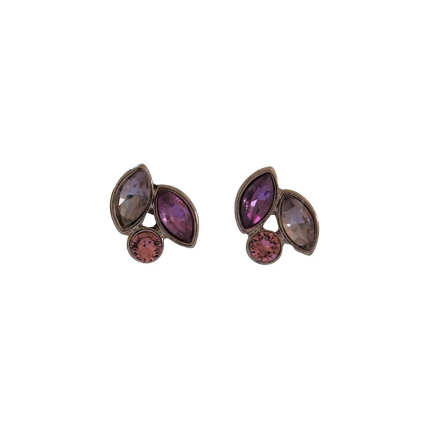 French Attic Monet Stud Earrings - Pink