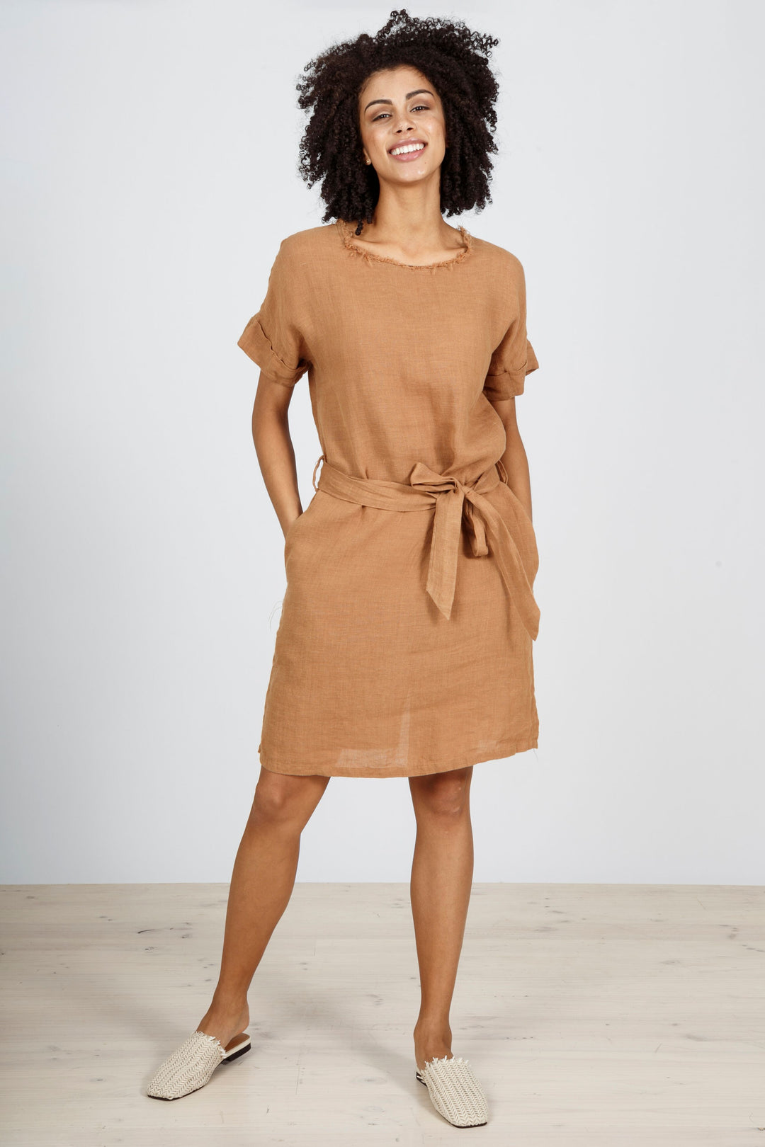 Coasting Dress - Tan by Brave & True