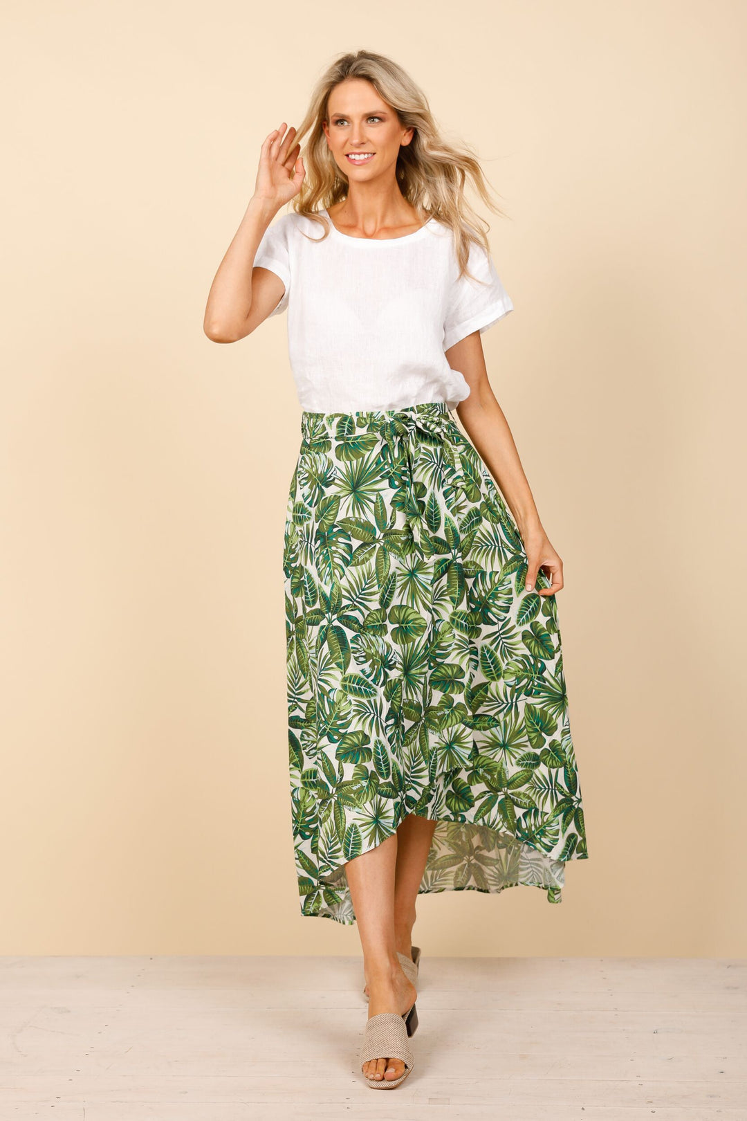 Holiday Rialto Wrap Skirt - Havana