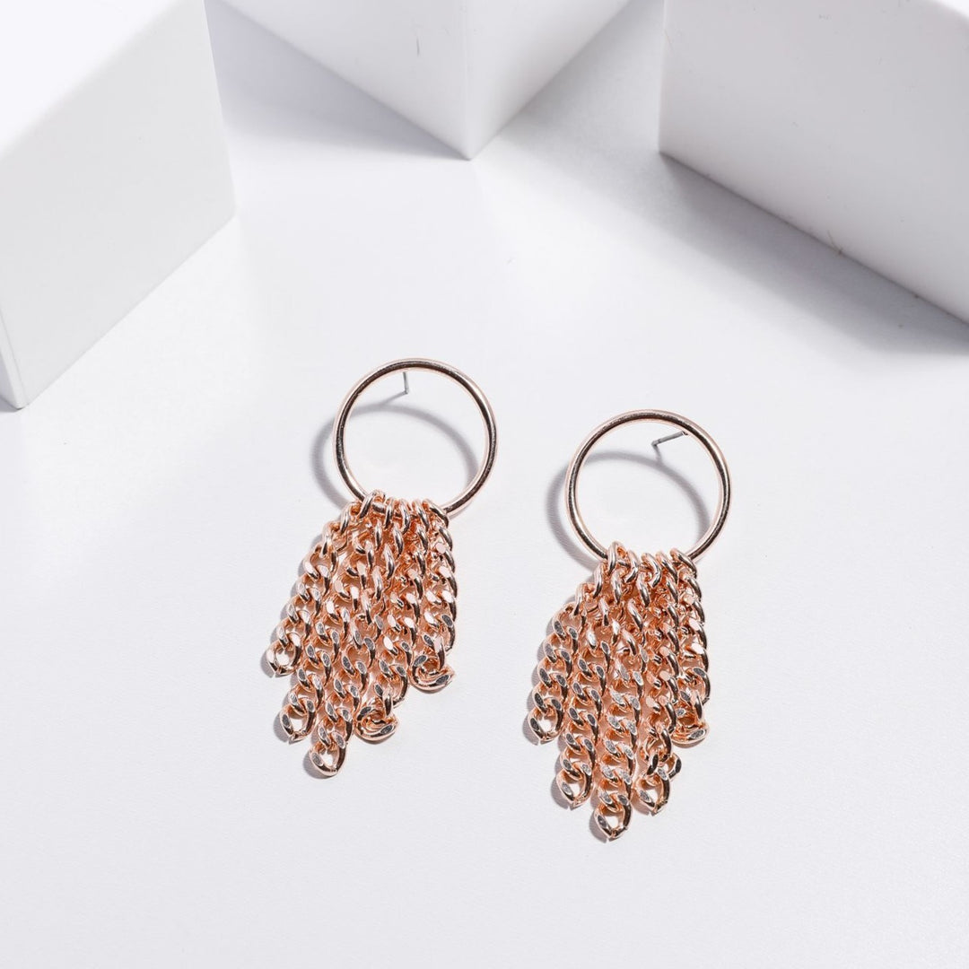 Disco Earrings - Rose Gold