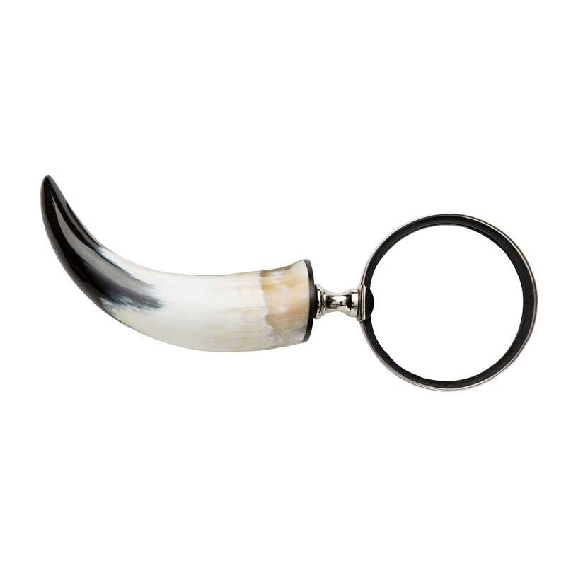 Nickel & Horn Magnifying Glass