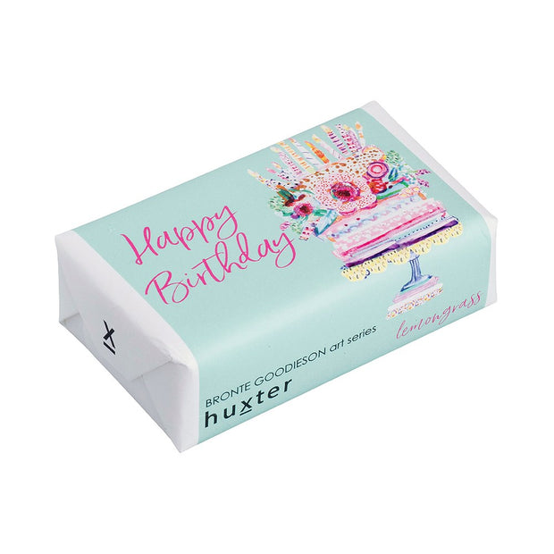Huxter Birthday Cake Solo - Happy Birthday Wrapped Fragranced Soap